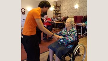 Musical marvel at Harefield care home